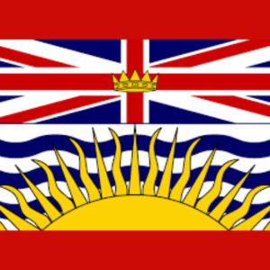 Picture of the provincial BC flag